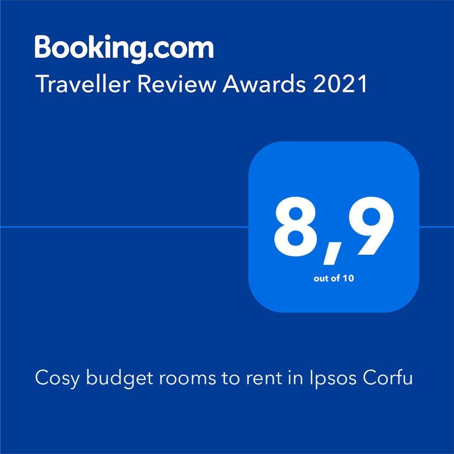 Cosy Budget Rooms To Rent In Ipsos Corfu Exterior photo